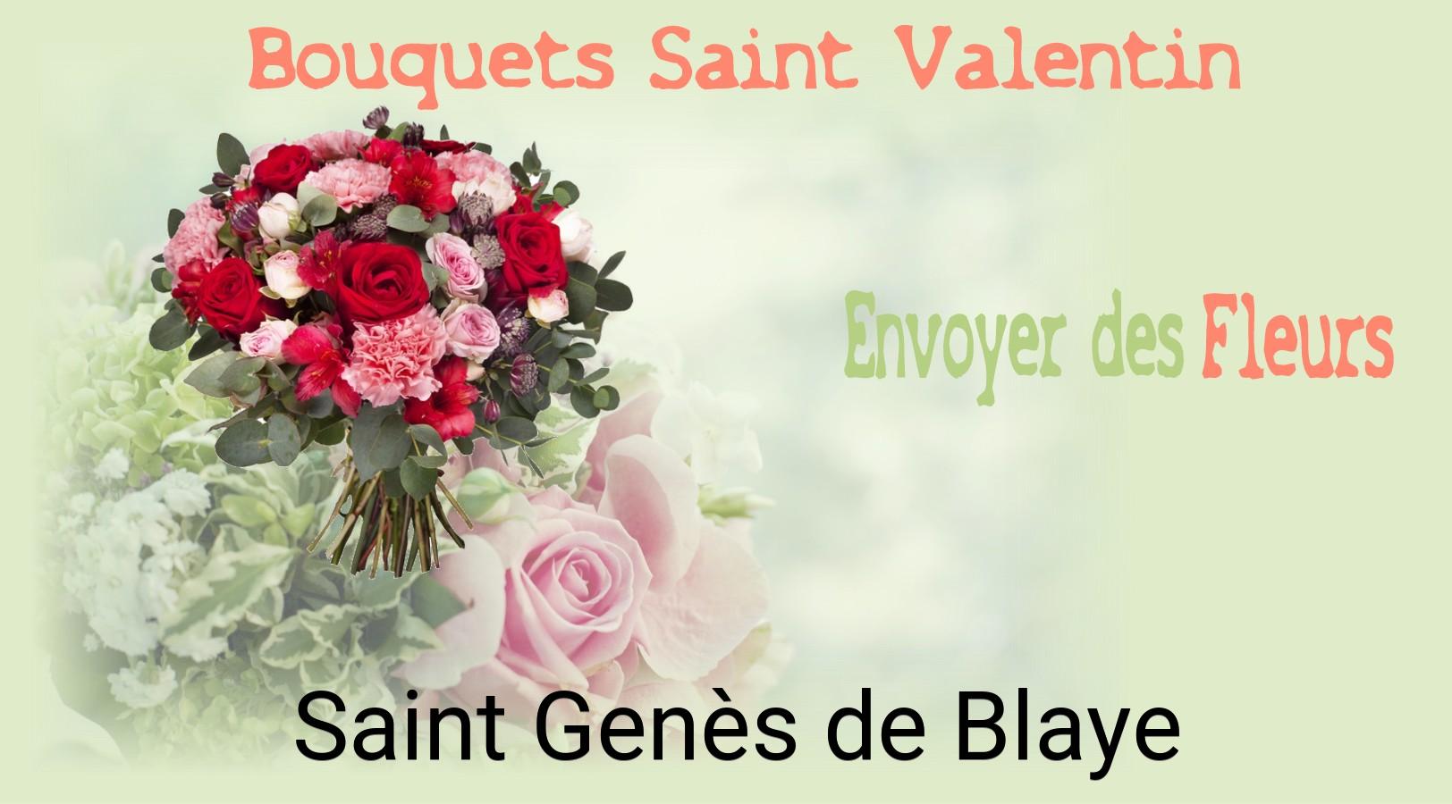 Roses de Saint-Valentin livrées à Saint-Genès-de-Blaye